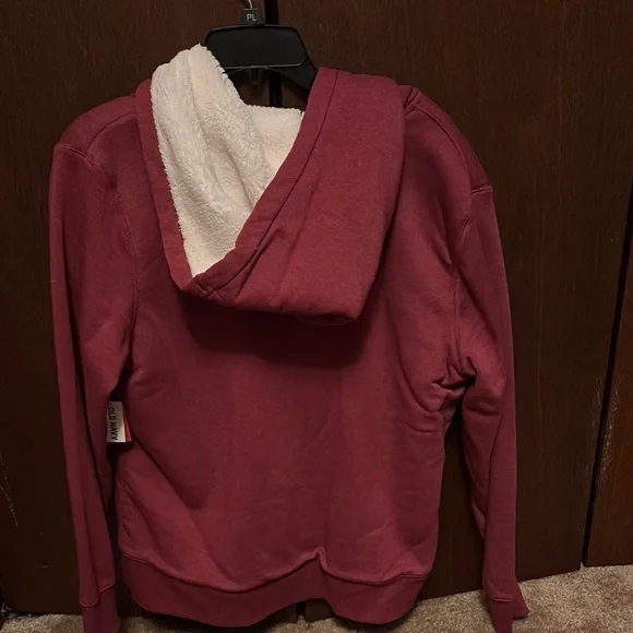 Old Navy Red Hoodie with White Accents - Picture 4 of 4